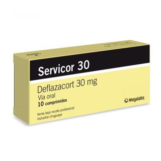 SERVICOR 30 MG 10 COMP