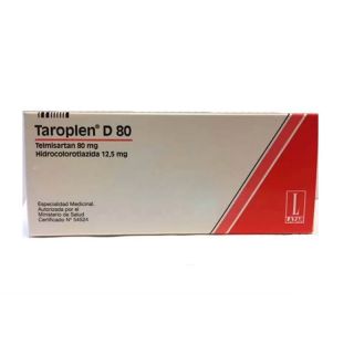 TAROPLEN D 80 MG 14 COMP