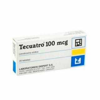 TECUATRO 100 MCG 20 COMP