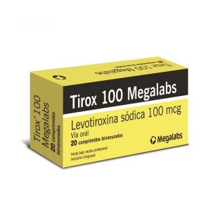 TIROX 100 MG 20 COMP
