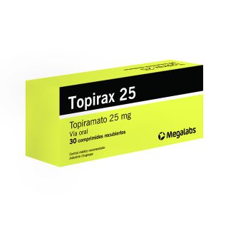 TOPIRAX 25 MG 30 COMP