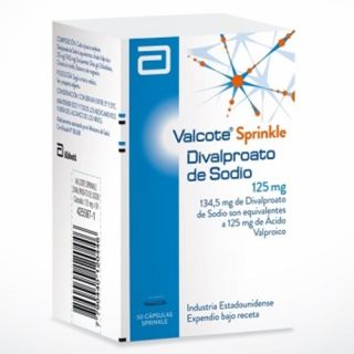VALCOTE SPRINKLE 125 MG 50