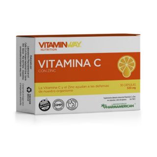 VITAMINWAY VIT C + ZINC X 30 CAPS