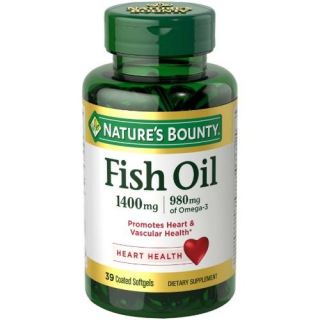 Fish Oil Natures Bounty 1400mg x 39cáps.