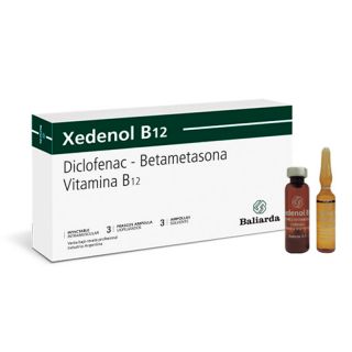 XEDENOL B12 3 AMPOLLAS