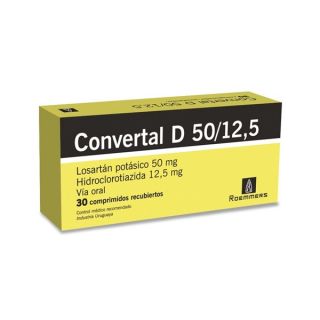 CONVERTAL D 50/12.5 MG 30 COMP