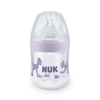 MAMADERA NUK LILA NATURE SENSE CONTROL TEMP. 150 ML