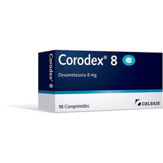 CORODEX 8 MG 10 COMP