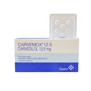 CARVEMOX 12.5 MG 30 COMP
