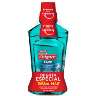 COLGATE ENJ/PLAX ICE INFINITY 500+180 ML