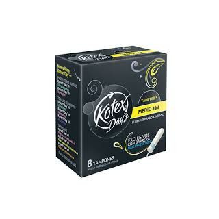 KOTEX TAMPON PREMIUM MEDIO 8