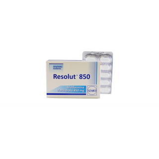 RESOLUT 850 MG 30 COMP