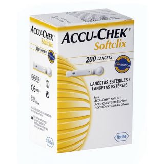 ACCU CHEK SOFTCLIX 200 LANCETAS