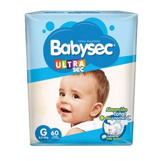 BABYSEC PAÑAL ULTRA JUMBO GDE 60