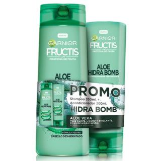 FRUCTIS PACK ALOE HIDRABOMB CHAM/350+ACO/200