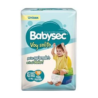 BABYSEC PAÑAL VOY SOLITO XG XXG 18