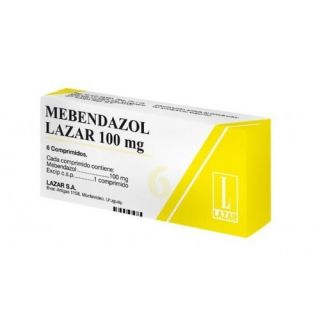 MEBENDAZOL LAZAR 100 MG/6 C
