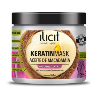 Keratinmask Ilicit Aceite de Macadamia 350ml