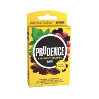 Preservativos Prudence Mix Sabores x 3