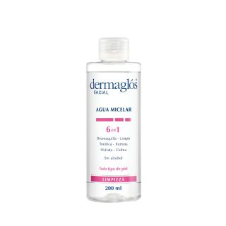 Agua Micelar 6 En 1 Dermaglós® 200 Ml