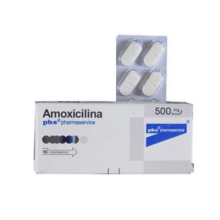 AMOXICILINA PHS 500 MG 16 COM