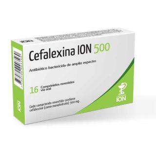 CEFALEXINA ION 500 16 COMP