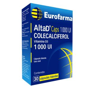 Alta D 1000UI X 30 cáps. | Vitamina D3