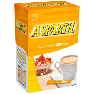 Aspartil® Endulzante En Polvo x 100 Sticks