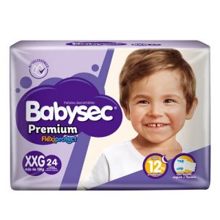 BABYSEC PAÑAL PREMIUM HIPER XXG 24