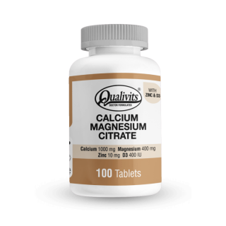 CALCIUM MAGNESIO-CITRATE QUALIVITS X 100 CAPS