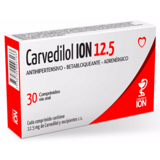 CARVEDILOL ION 12.5 30 COMP