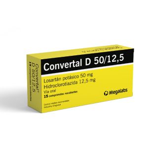 CONVERTAL D 50 12.5 MG 15 COMP
