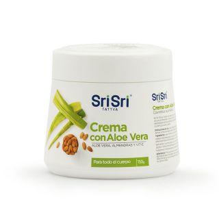 Crema Corporal Sri Sri Aloe Vera + Vit E + Almendras 150ml