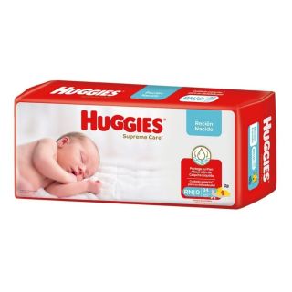 Pañales Huggies Supreme Care RN x 34