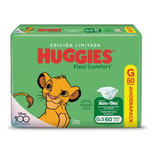 Pañales Huggies Flexi Comfort Talle G x 60