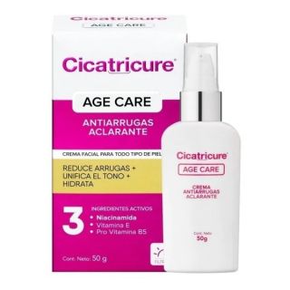 Crema Cicatricure Age Care Antiarrugas Aclarante 50g