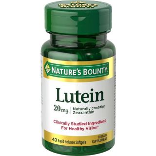 Lutein Natures Bounty 20mg x 40cáps.