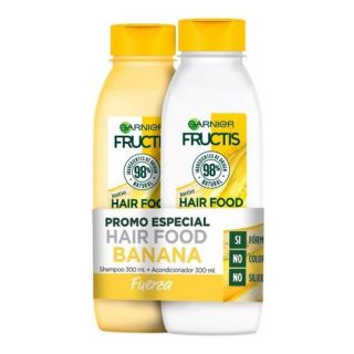 Pack Hair Food Banana Fructis Champú + Acondicionador 300ml