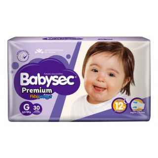 BABYSEC PAÑAL PREMIUM HIPER GDE 30