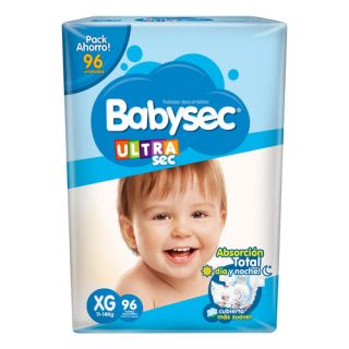 BABYSEC PAÑAL ULTRA SUPER JUMBO XG 96