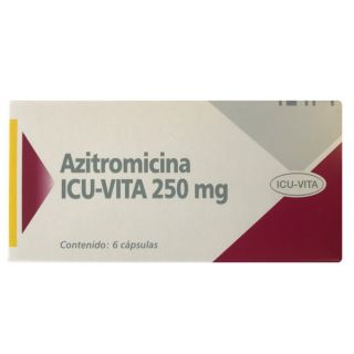 AZITROMICINA ICU 250 6 CAP
