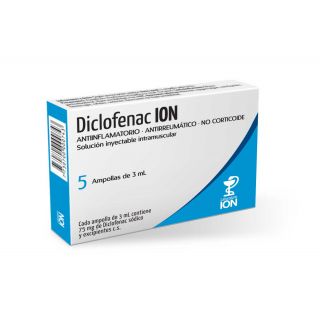 DICLOFENAC ION 5 AMP 3 ML