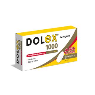 DOLEX 1000 MG 8 COMP