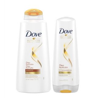 DOVE PACK CHAMPU OLEO NUTRICION/750+ACO/400