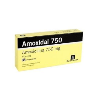AMOXIDAL 750 MG 20 COMP
