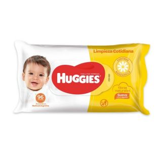 HUGGIES TOALLA LIMPIEZA COTIDIANA 96 UND