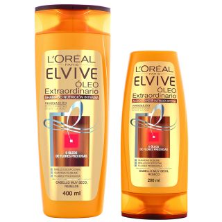 ELVIVE PACK OLEO NUTRICION CHAM/400+ACO 200 ML