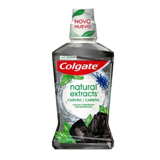 COLGATE ENJ/PLAX NATURAL EXTR/CARBON 500 ML