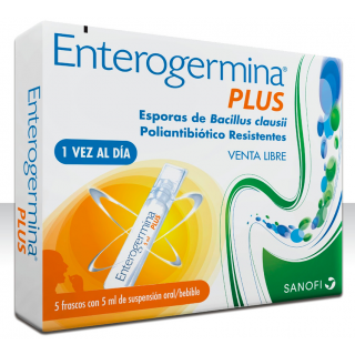 ENTEROGERMINA PLUS 5 FCOS 5 ML