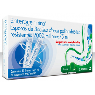 ENTEROGERMINA SUS 10 F/5 ML